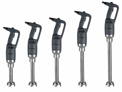 Mixeur plongeur inox professionnel à 5 longueurs de bras et vitesse fixe ou variable