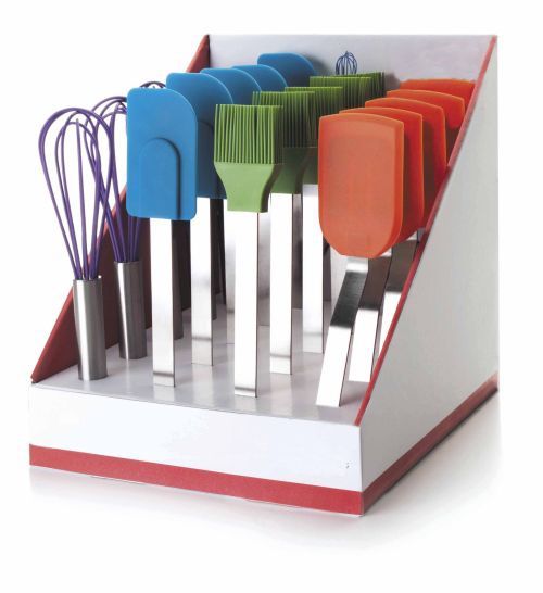 Lot De 2 Spatules De Pâtisserie Zenker 2 En 1 - 27 Cm, Silicone, Résistantes à 230°C, Rose Et Gris