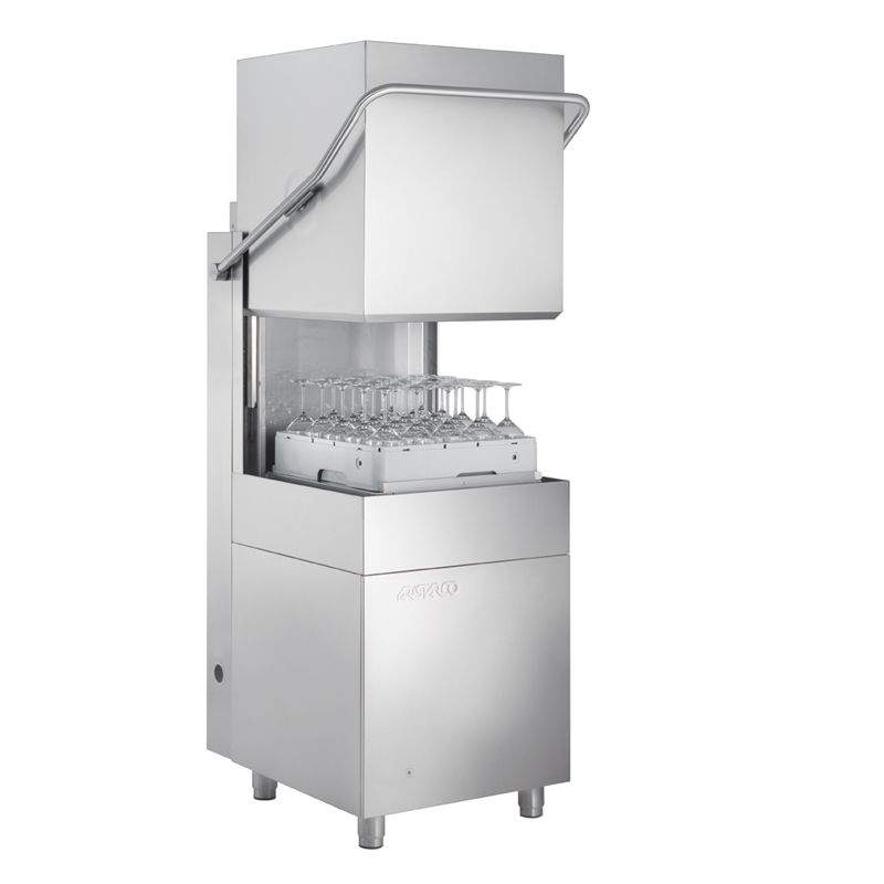 Lave vaisselle à capot en inox