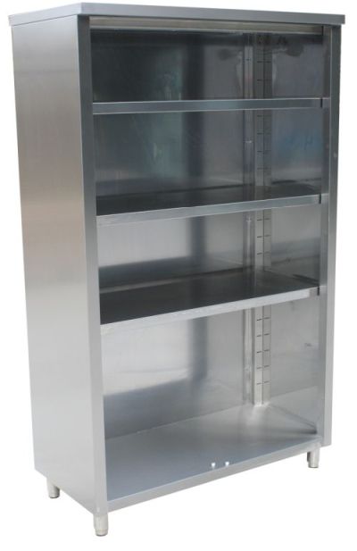 Armoire haute en inox sans porte