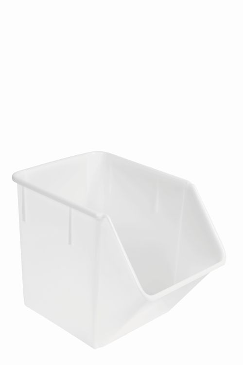 Bac à ingrédients blanc sans couvercle