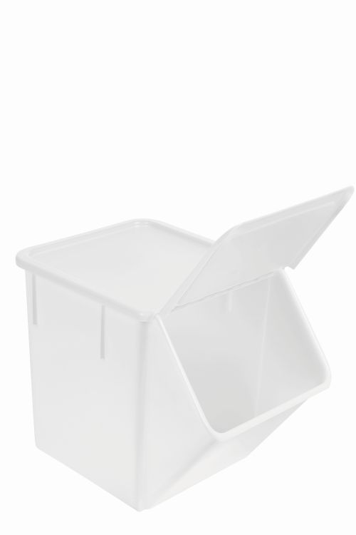 Bac à ingrédients 40 l avec couvercle basculant transparent
