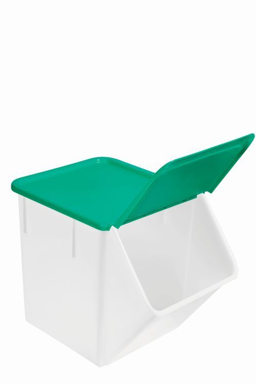 Bac à ingrédients 40 l avec couvercle basculant vert