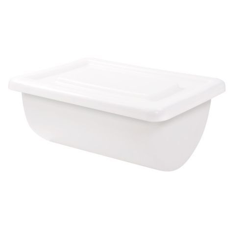 Couvercle sur bac alimentaire grand volume