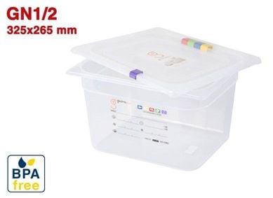 Bac gastronorme translucide GN1/2