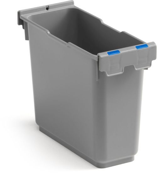 Bac rectangulaire 6l avec bouchons bleus