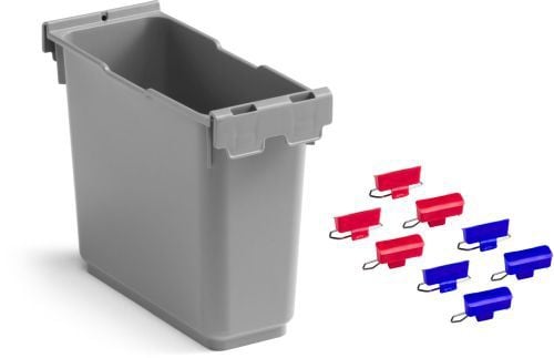 Bac rectangulaire 6l pour chariot de service