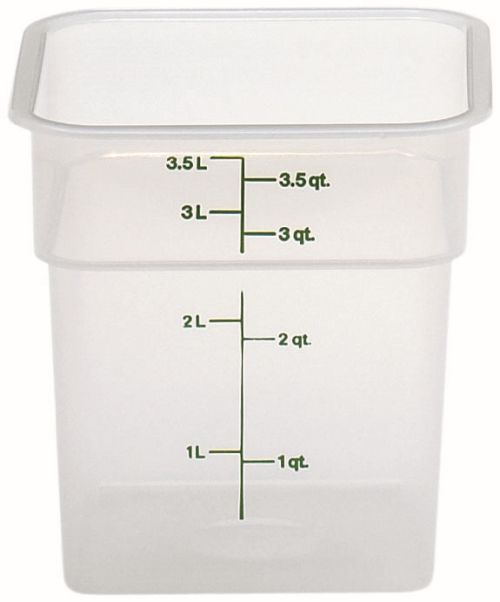 Boîte à provision en polypropylène translucide