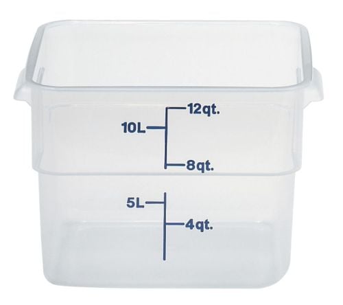 Boîte à provision en polypropylène translucide