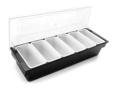 Boîte à condiments avec couvercle