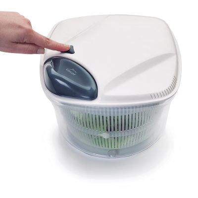 Essoreuse à salade avec bouton de freinage