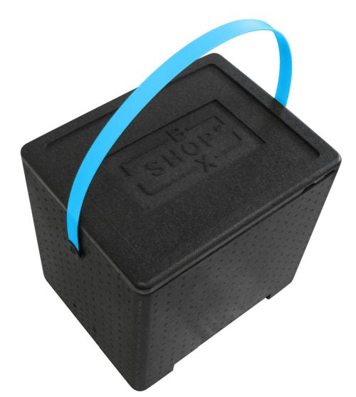 Caisson isotherme avec poignée bleue