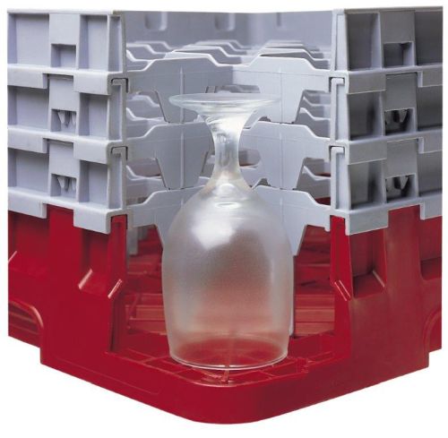 Vue interne du casier de lavage pour verres