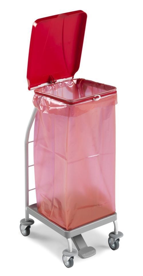 Chariot 1 bac pour déchets alimentaires