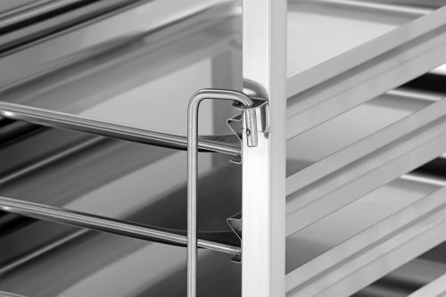 Chariot gastronorm avec double sécurité