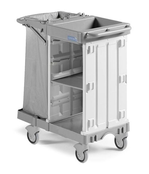 Chariot hôtelier à 1 sac et tablette