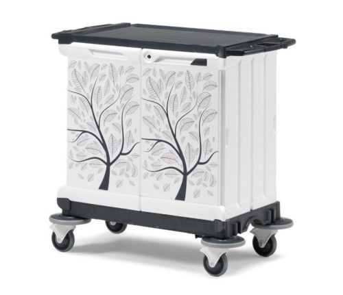 Chariot hôtelier décor zen