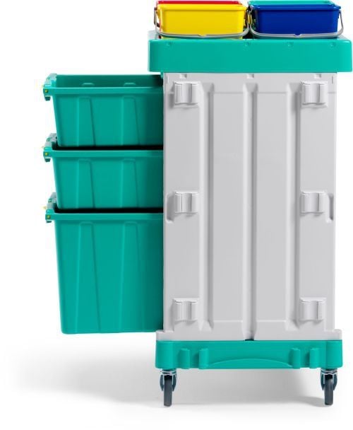 Chariot de stockage avec tiroirs de 22 et 40 litres