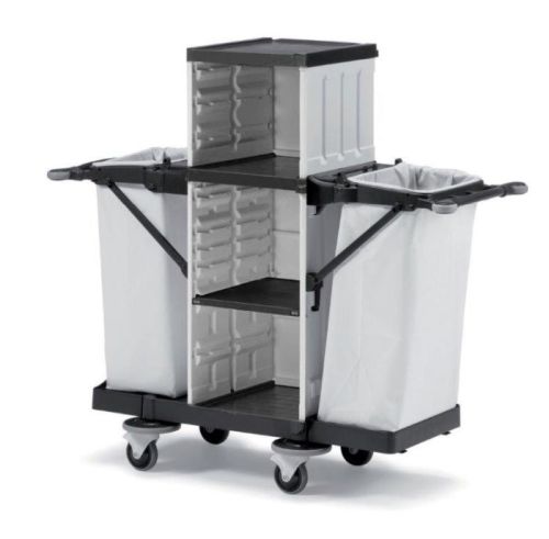 Chariot hôtelier prestige compact à 2 sacs