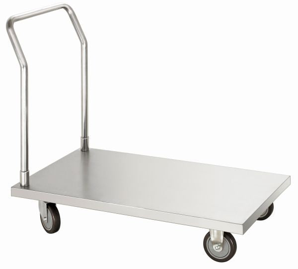 Chariot de transport inox pour cuisine