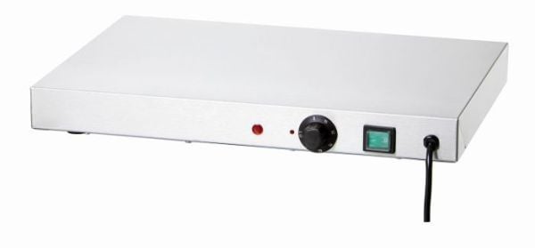 Plaque chauffe assiettes professionnelle inox