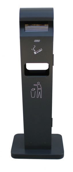 Collecteur cendrier sur poubelle de 600 mégots