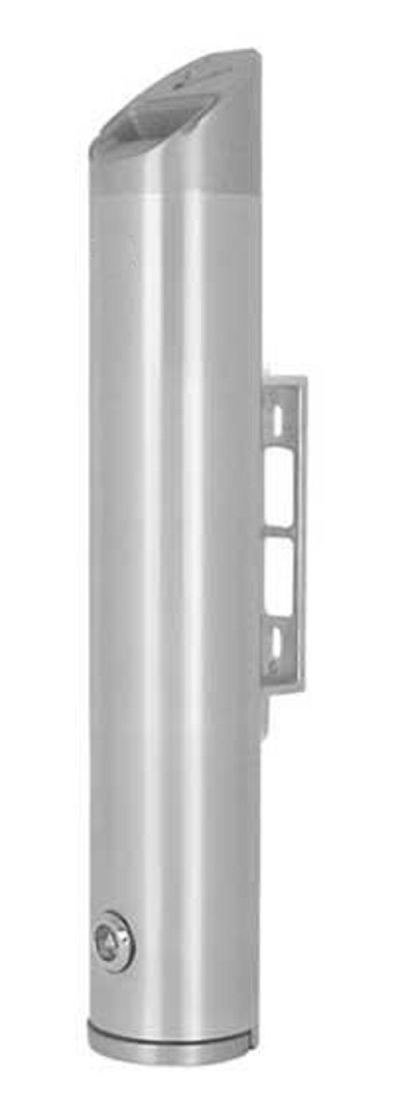 Collecteur pour mégot de cigarette en aluminium brossé