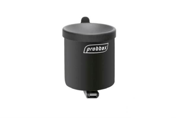 Collecteur mural rond noir pour + ou - 150 mégots de cigarettes