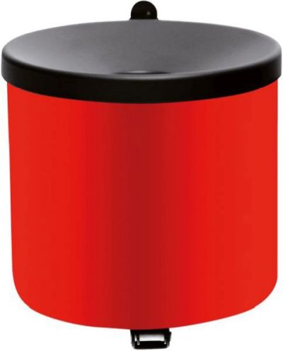 Collecteur mural rond rouge pour + ou - 450 mégots de cigarettes