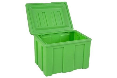Conteneur bac à sel de déneigement de 110 l vert