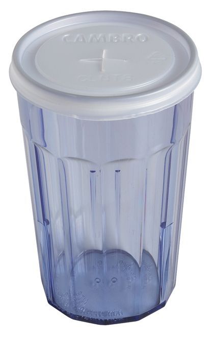 Couvercle jetable pour verre en plastique SAN de 228 ml
