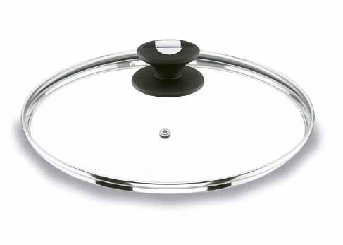 Couvercle en verre avec sortie de vapeur