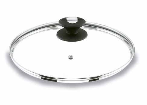 Couvercle en verre avec sortie vapeur