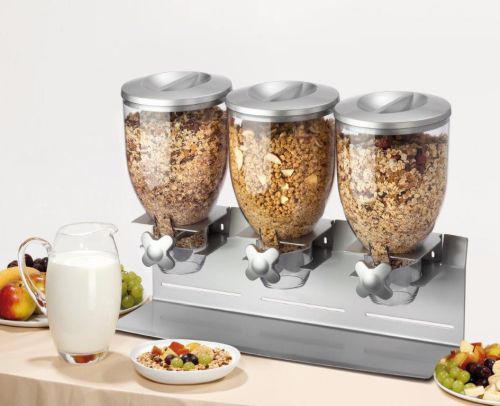 Distributeur de céréales à 3 bols