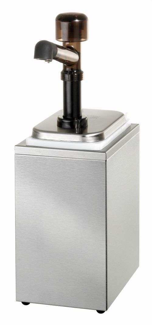 Distributeur de Pompe à Sauce avec Bouteille en Verre Distributeur de Distributeur de Pompe à Sauce avec Bouteille en Verre Distributeur de