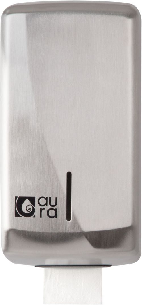 Distributeur de feuilles de papier toilette Z en inox professionnel