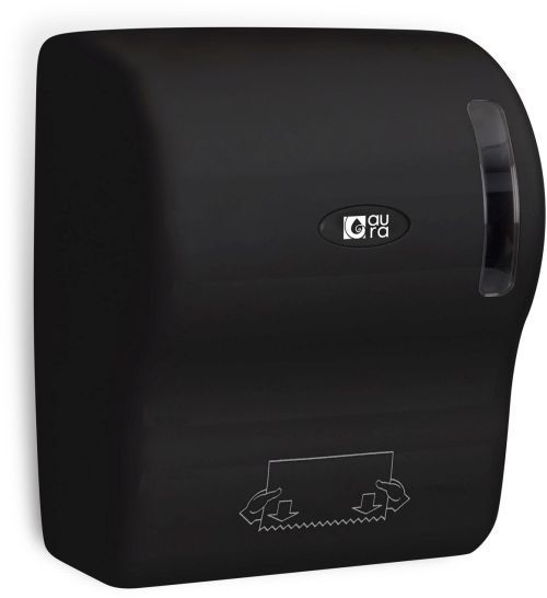 Distributeur d'essuie mains à découpage automatique Luxe noir