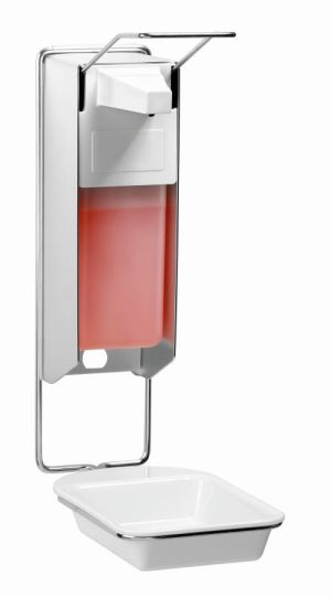 Distributeur avec bac collecteur