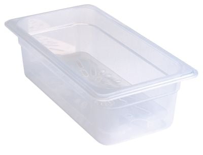 égouttoir dans bac gastro translucide GN1/3