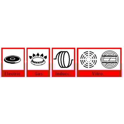 Poêle avec fond céramique tous feux