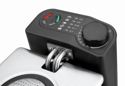 Friteuse électrique double bacs