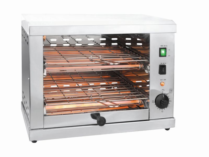 Grille pain électrique professionnel 2 niveaux