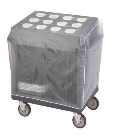 Housse de chariot pour plateaux et couverts
