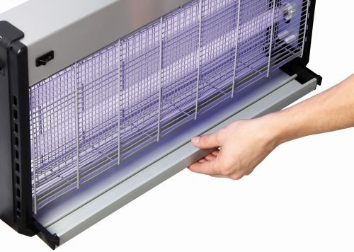 Lampe tue mouches et moustiques avec tiroir extractible