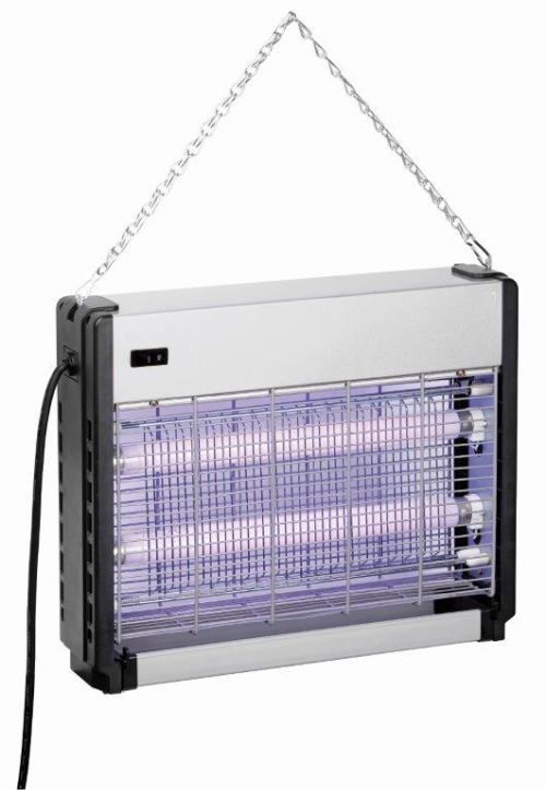 Lampe tue mouches avec 2 néons 10 watts