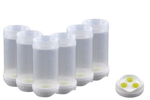 Lot de 6 bouteilles Fifo Portion pal 473 ml avec membrane 3 trous