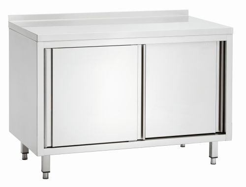 Meuble neutre inox avec dosseret