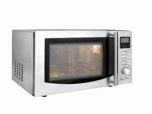 Four micro ondes en inox