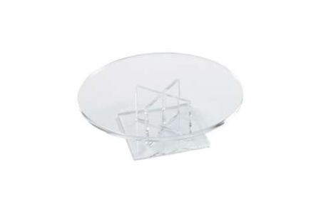 Pied rond pour plateau rehausse présentation buffet - hauteur 5 cm