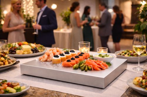 Plaque froide GN1/1 sur buffet - luxe et élégance